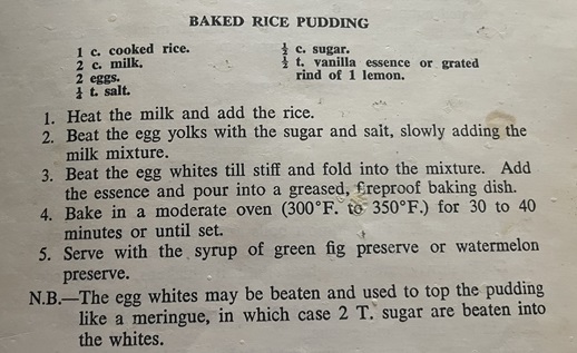 Baked Rice Pudding Recipe Thumbnail