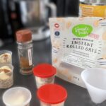 Instant Oat Cups in progress Instant Oat Cups in progress