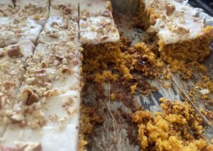 Silky Carrot Cake Bars Some removed Silky Carrot Cake Bars Some removed