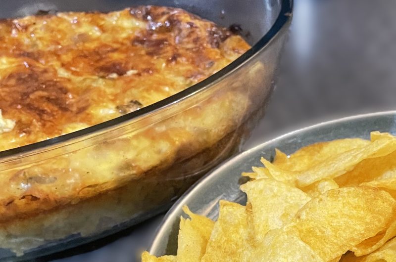 Crustless Leek and Cheese Quiche