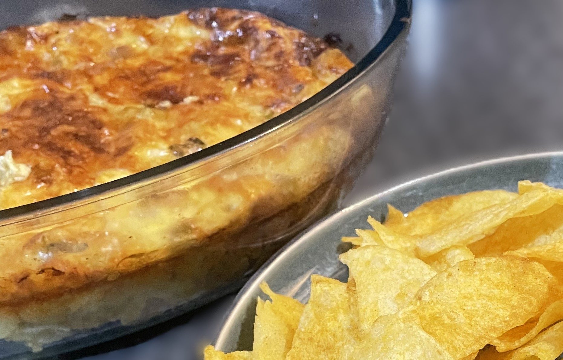 Crustless Leek and Cheese Quiche