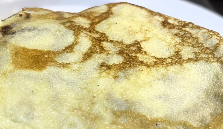 Gluten-free pancakes on a plate