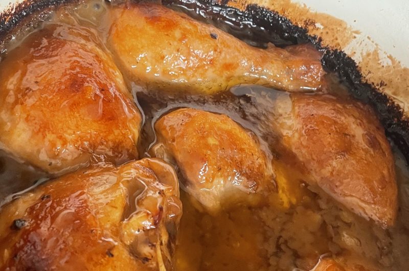 Baked Chutney and Mayonnaise Chicken