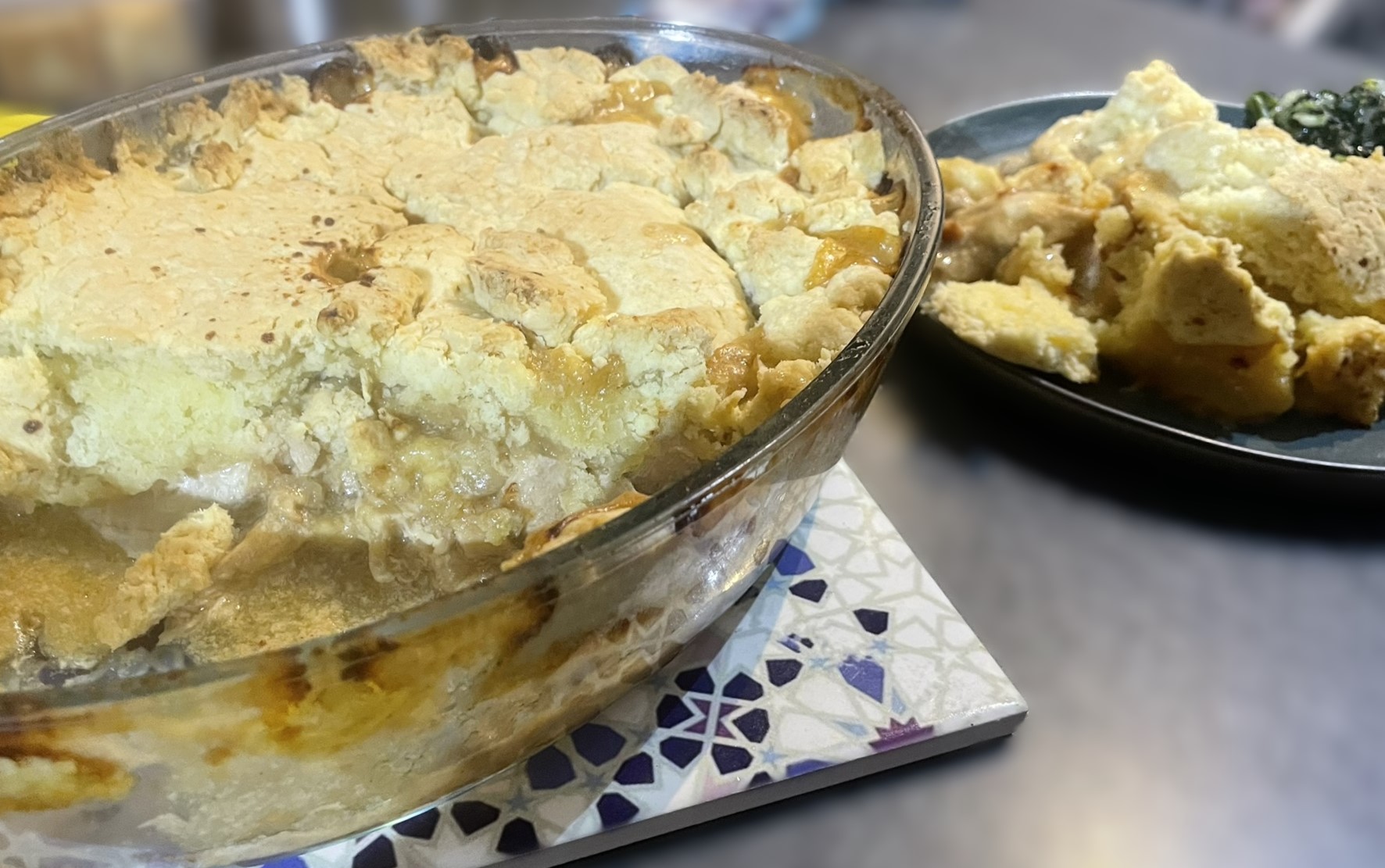 Chicken and Mushroom Cobbler