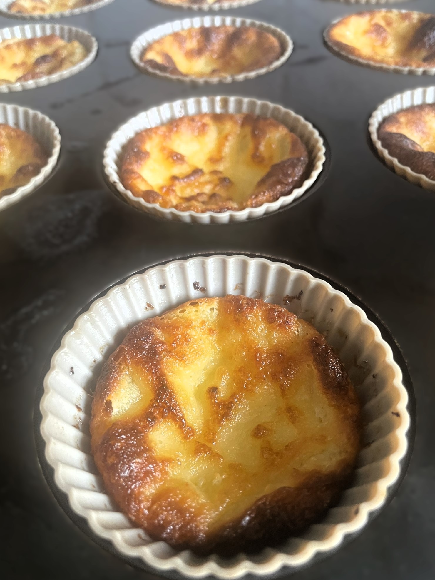 Gluten-Free Crustless Mini Milk Tarts